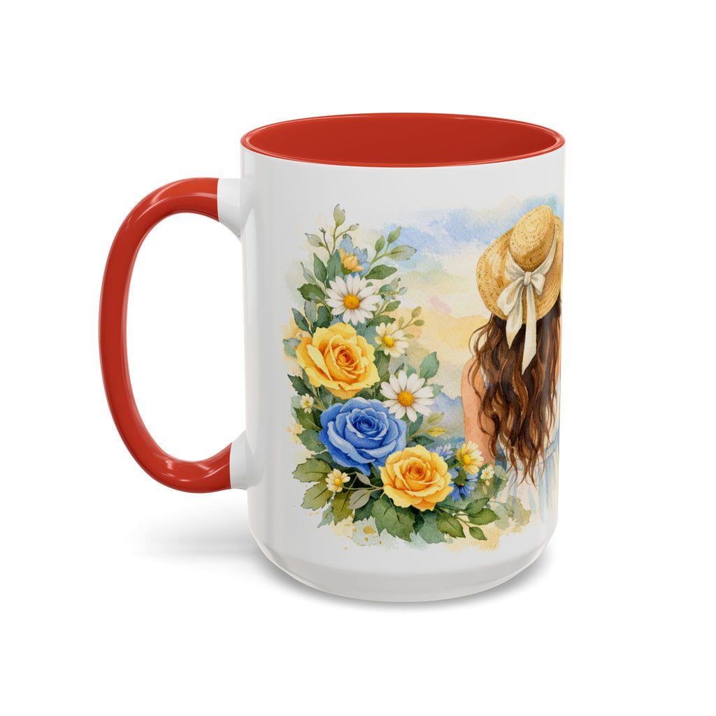 Coffee Mug — Floral 'Fuck This Shit' Accent Ceramic Mug (11/15oz)