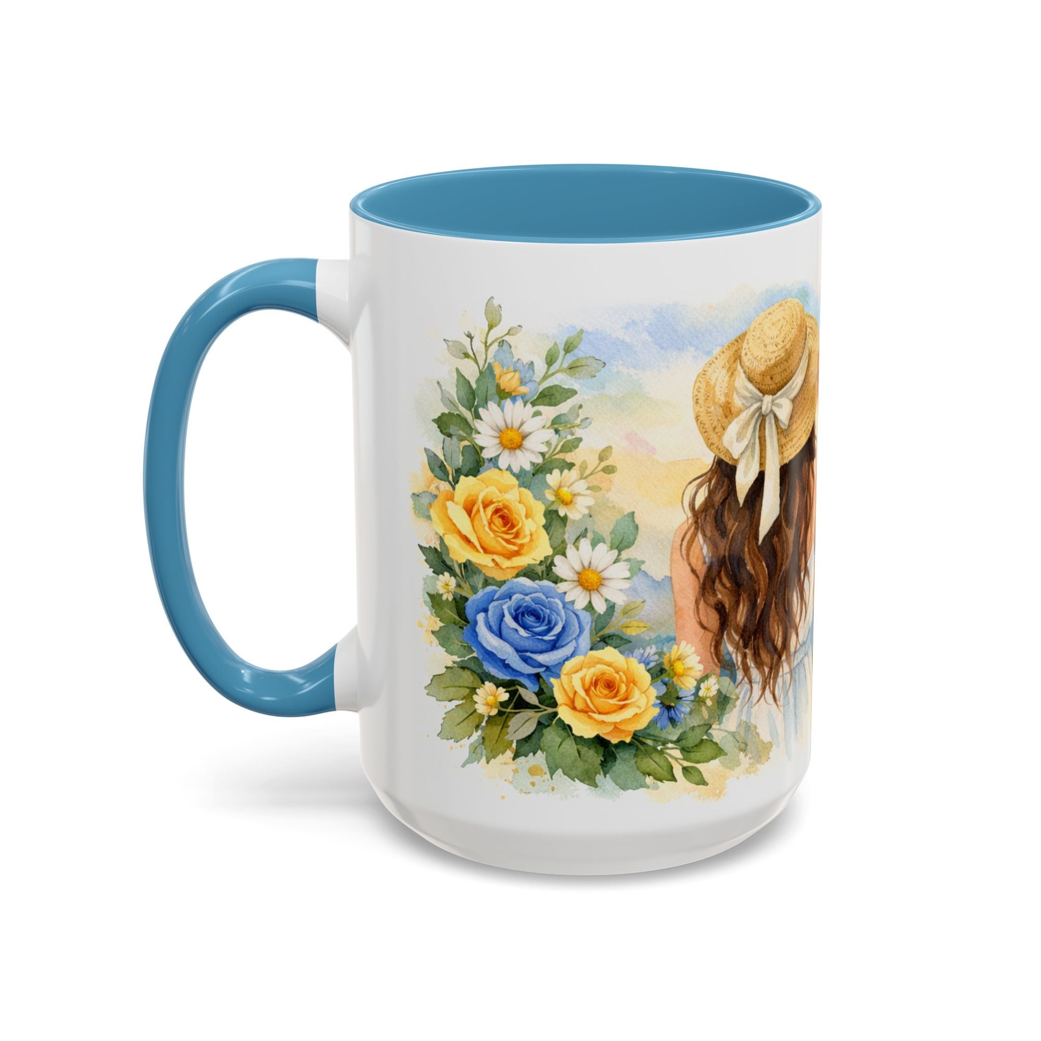 Coffee Mug — Floral 'Fuck This Shit' Accent Ceramic Mug (11/15oz)