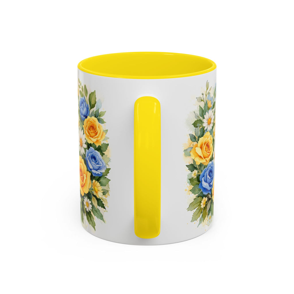 Coffee Mug — Floral 'Fuck This Shit' Accent Ceramic Mug (11/15oz)
