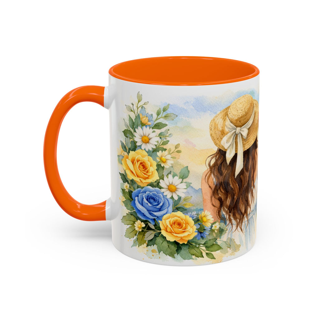 Coffee Mug — Floral 'Fuck This Shit' Accent Ceramic Mug (11/15oz)