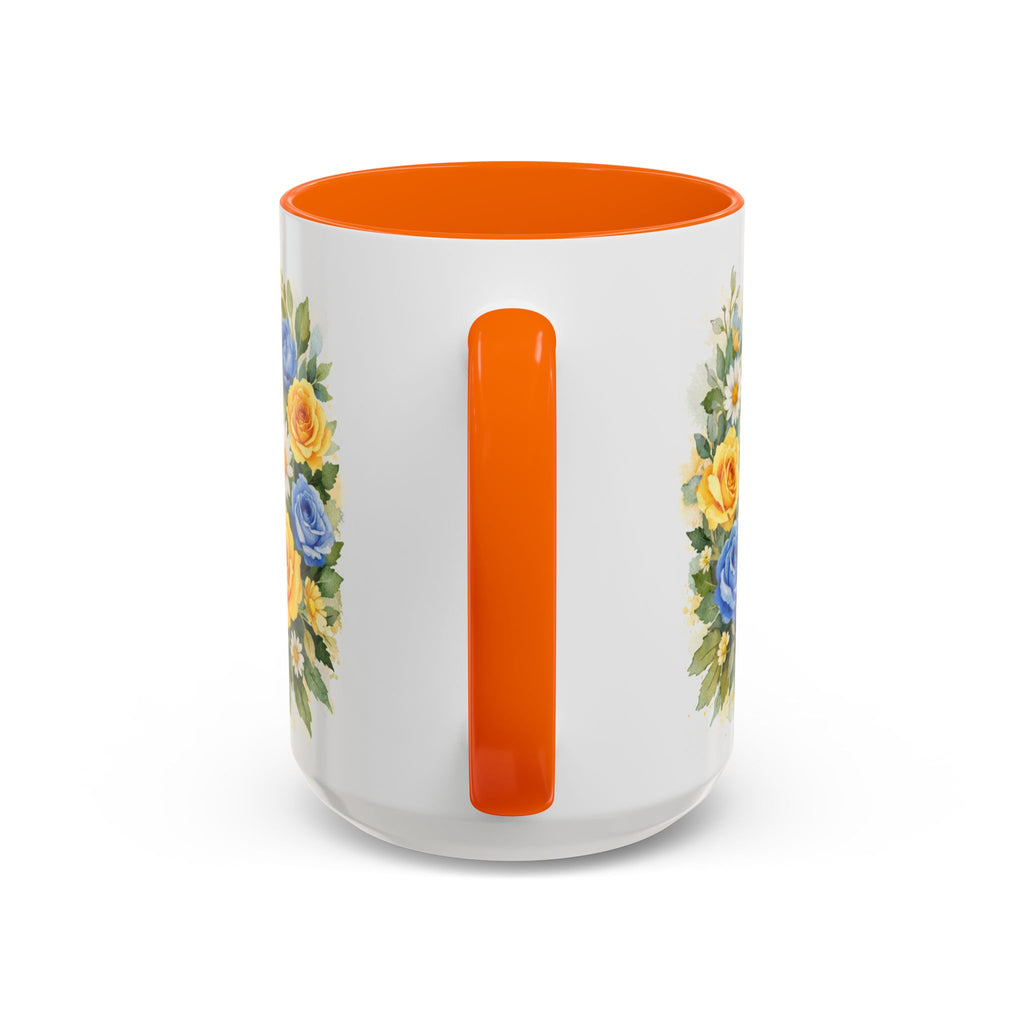 Coffee Mug — Floral 'Fuck This Shit' Accent Ceramic Mug (11/15oz)