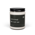 Motivational Soy Candle - "Life Is Tough But So Are You" 9oz Scented Jar
