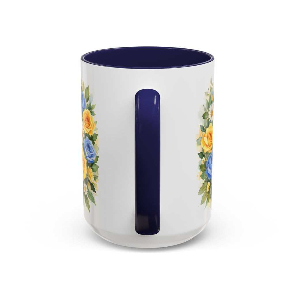 Coffee Mug — Floral 'Fuck This Shit' Accent Ceramic Mug (11/15oz)