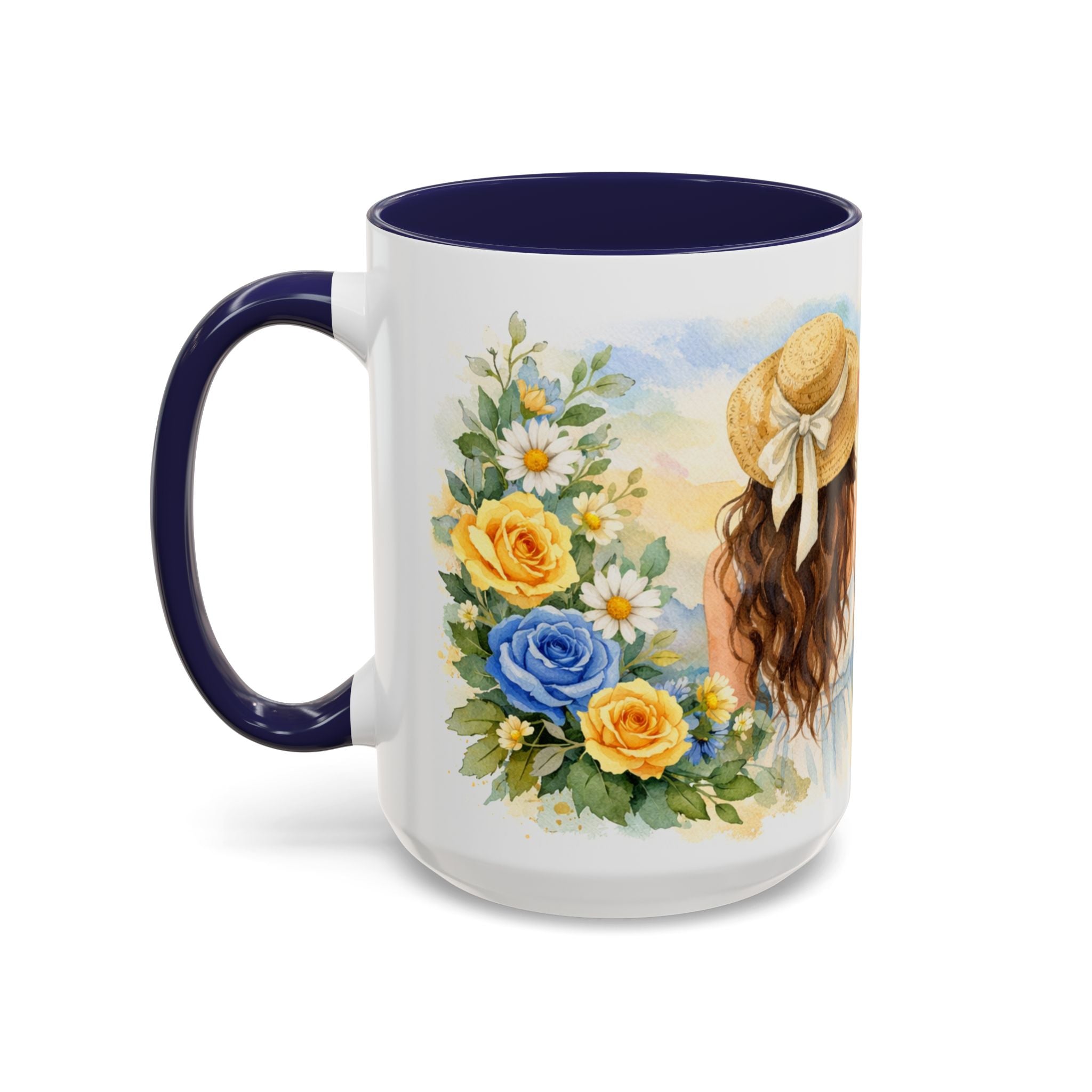 Coffee Mug — Floral 'Fuck This Shit' Accent Ceramic Mug (11/15oz)
