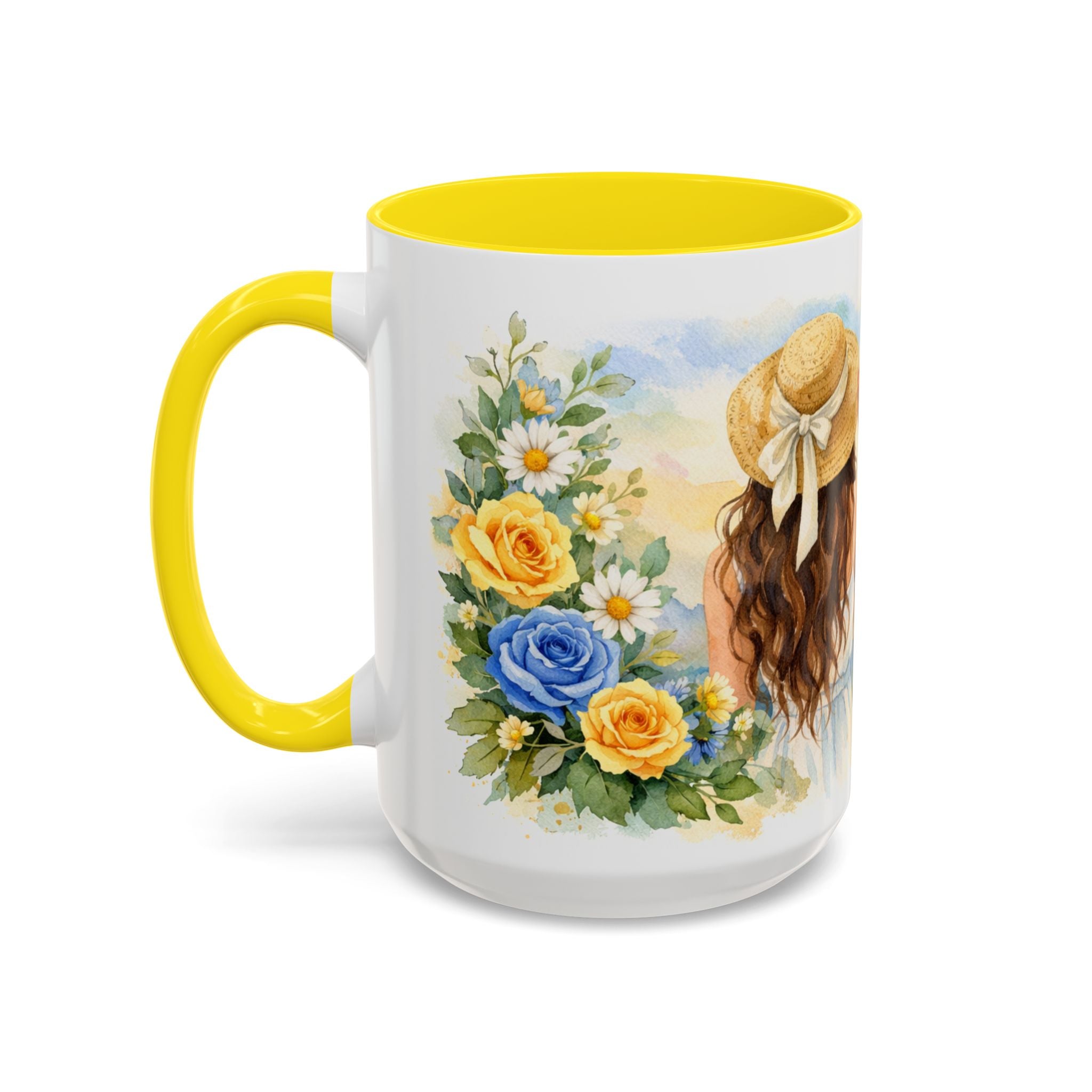 Coffee Mug — Floral 'Fuck This Shit' Accent Ceramic Mug (11/15oz)