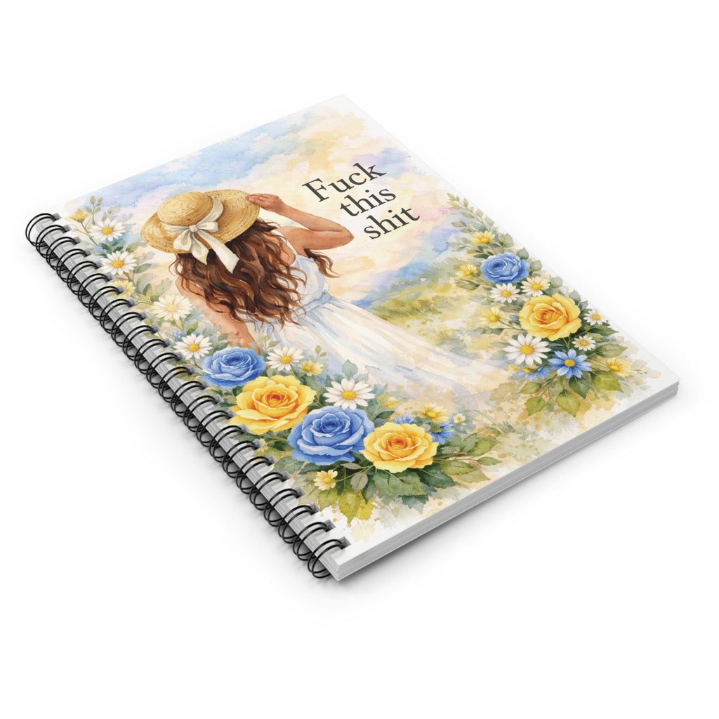 'Fuck This Shit' Spiral Notebook — Ruled Journal for Venting & Stress Relief