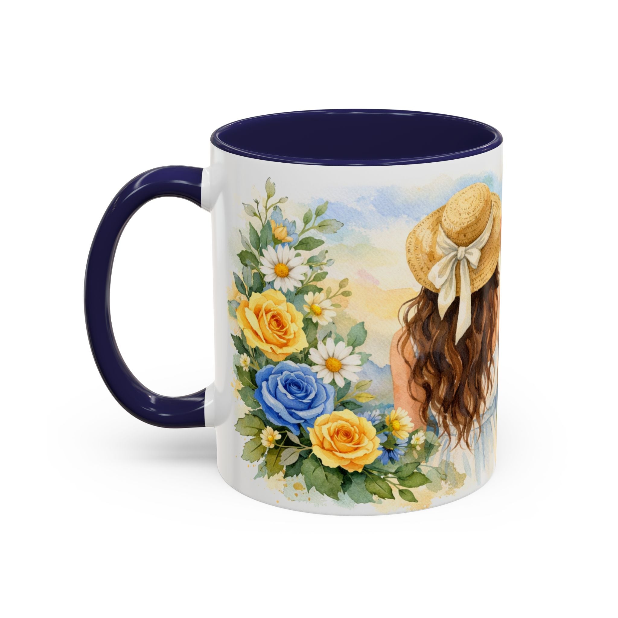 Coffee Mug — Floral 'Fuck This Shit' Accent Ceramic Mug (11/15oz)