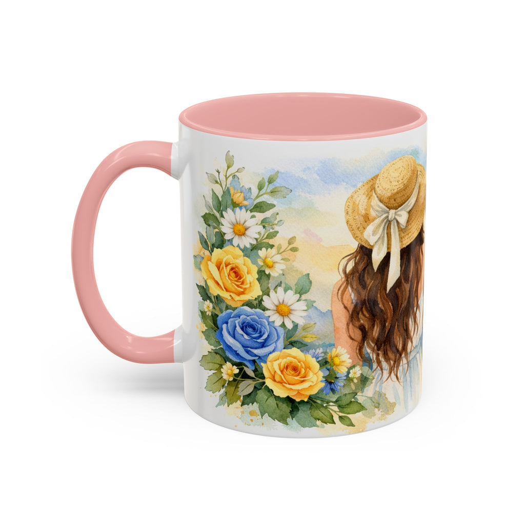 Coffee Mug — Floral 'Fuck This Shit' Accent Ceramic Mug (11/15oz)