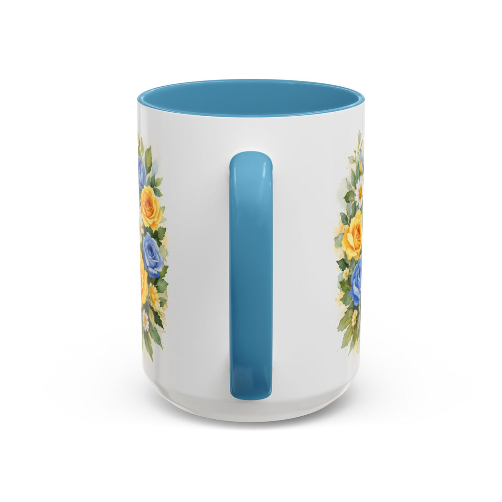 Coffee Mug — Floral 'Fuck This Shit' Accent Ceramic Mug (11/15oz)