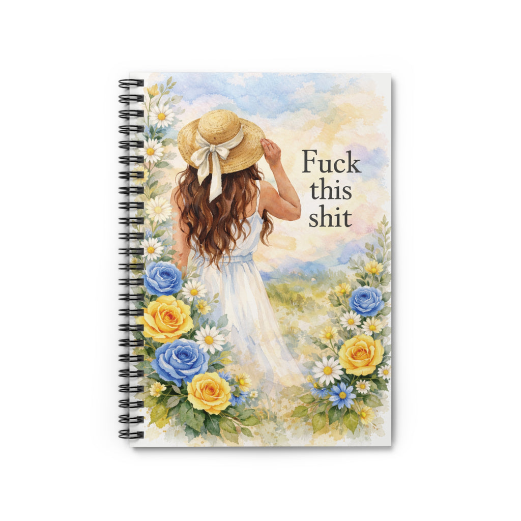 'Fuck This Shit' Spiral Notebook — Ruled Journal for Venting & Stress Relief
