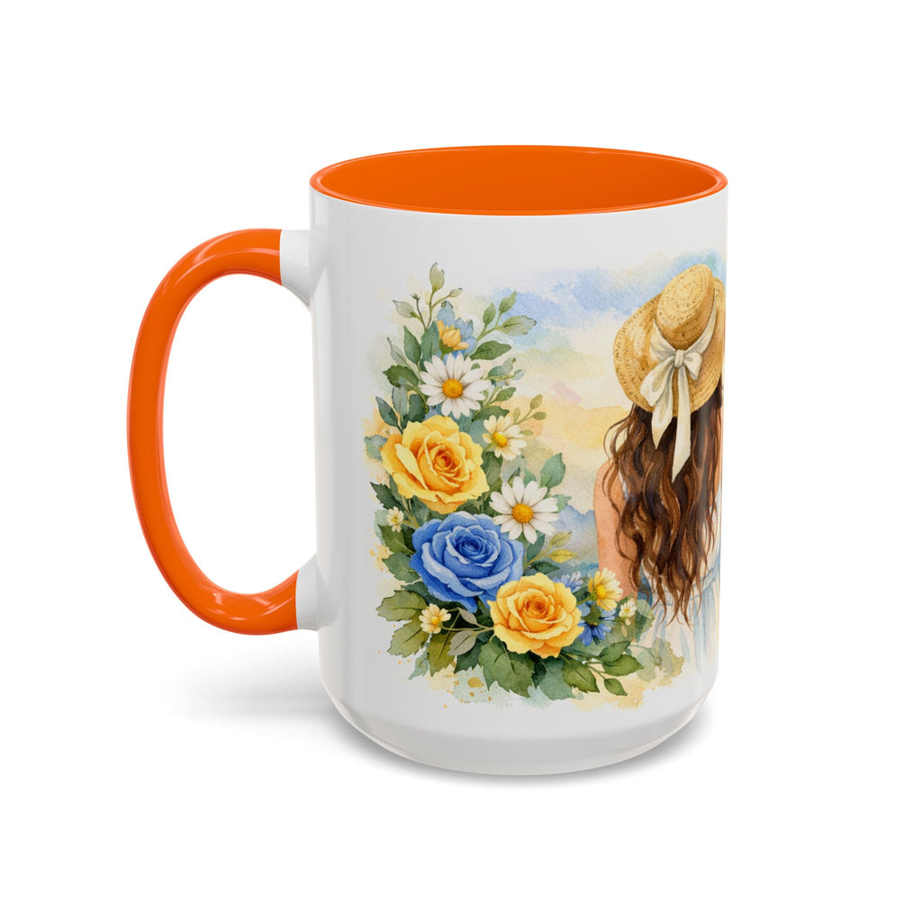 Coffee Mug — Floral 'Fuck This Shit' Accent Ceramic Mug (11/15oz)