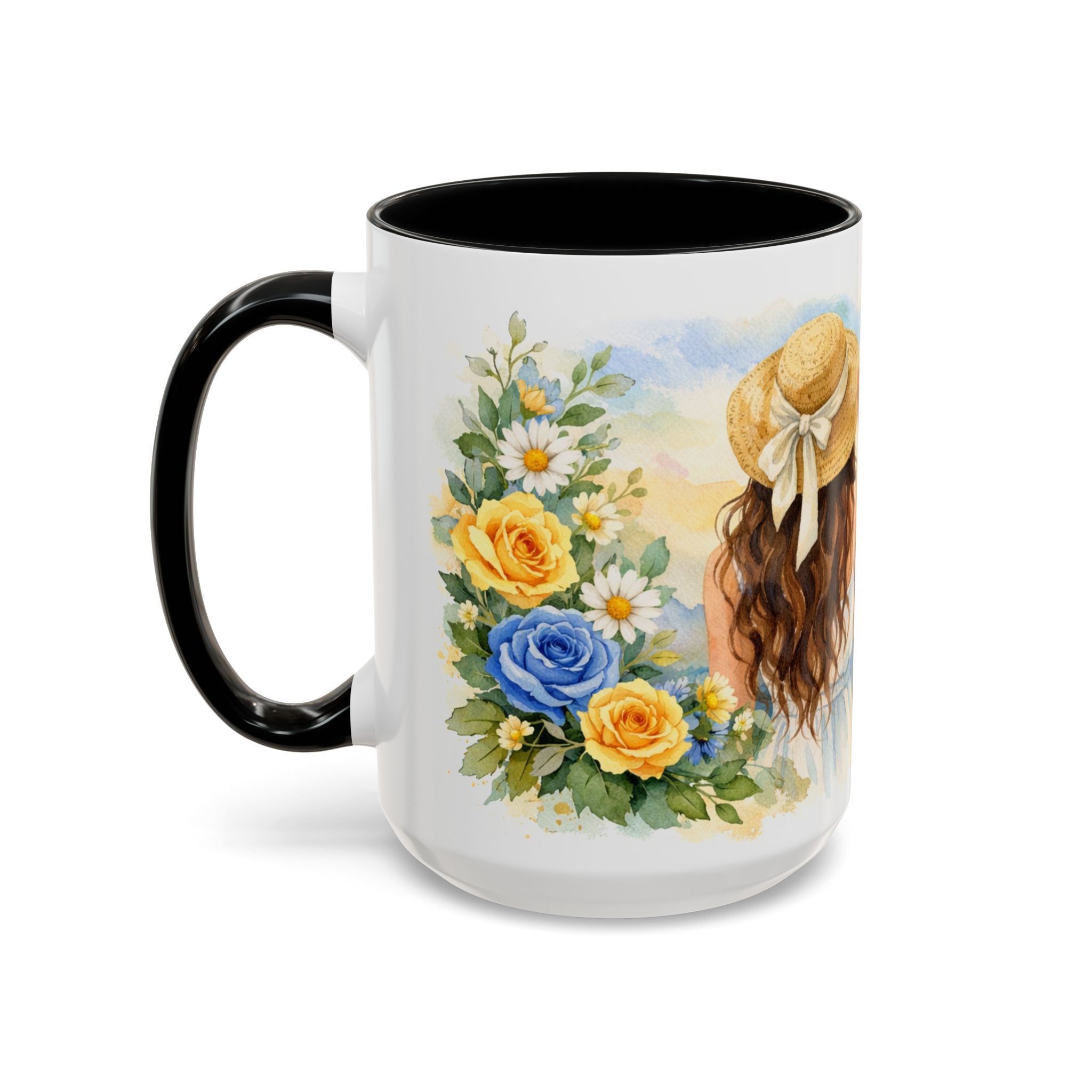 Coffee Mug — Floral 'Fuck This Shit' Accent Ceramic Mug (11/15oz)