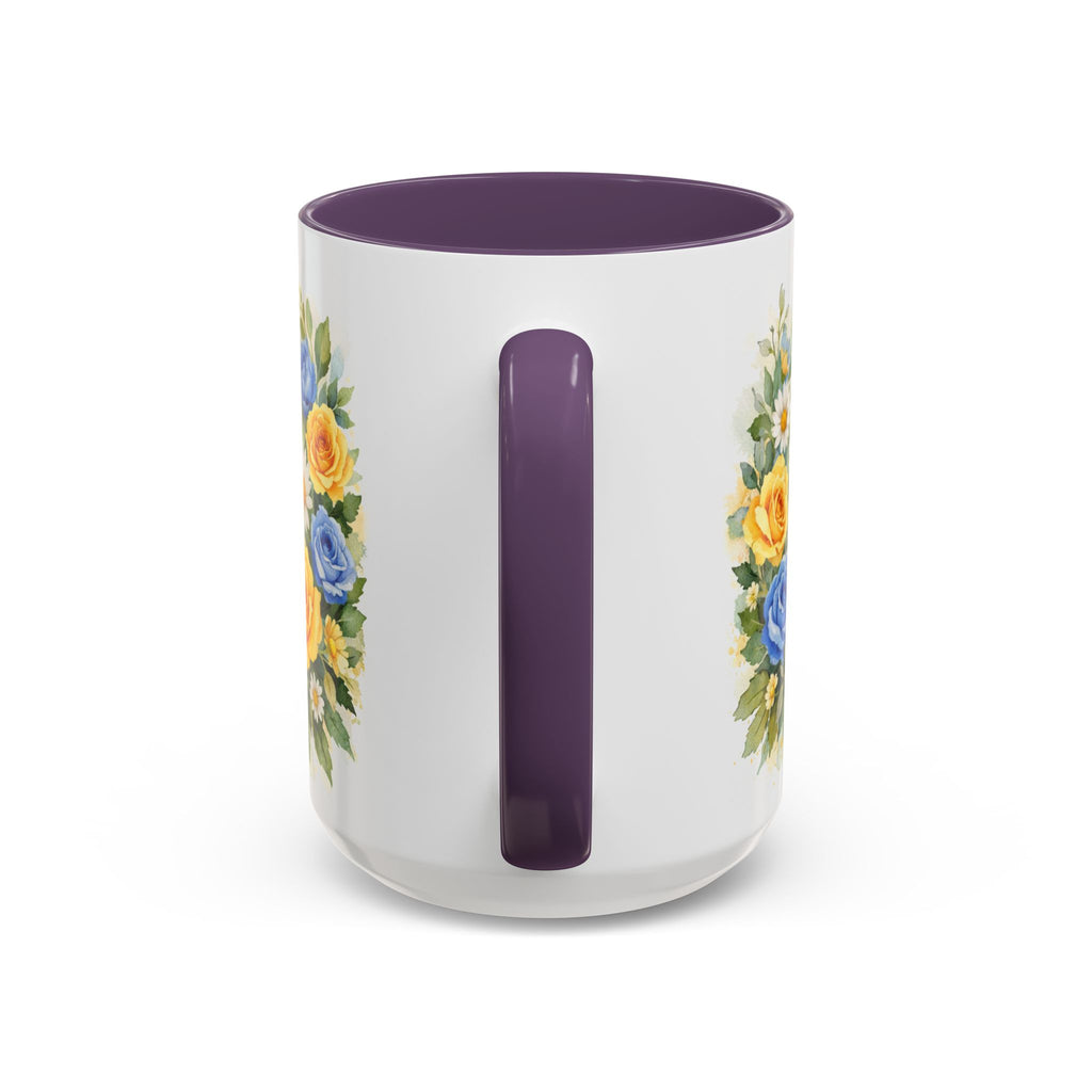 Coffee Mug — Floral 'Fuck This Shit' Accent Ceramic Mug (11/15oz)