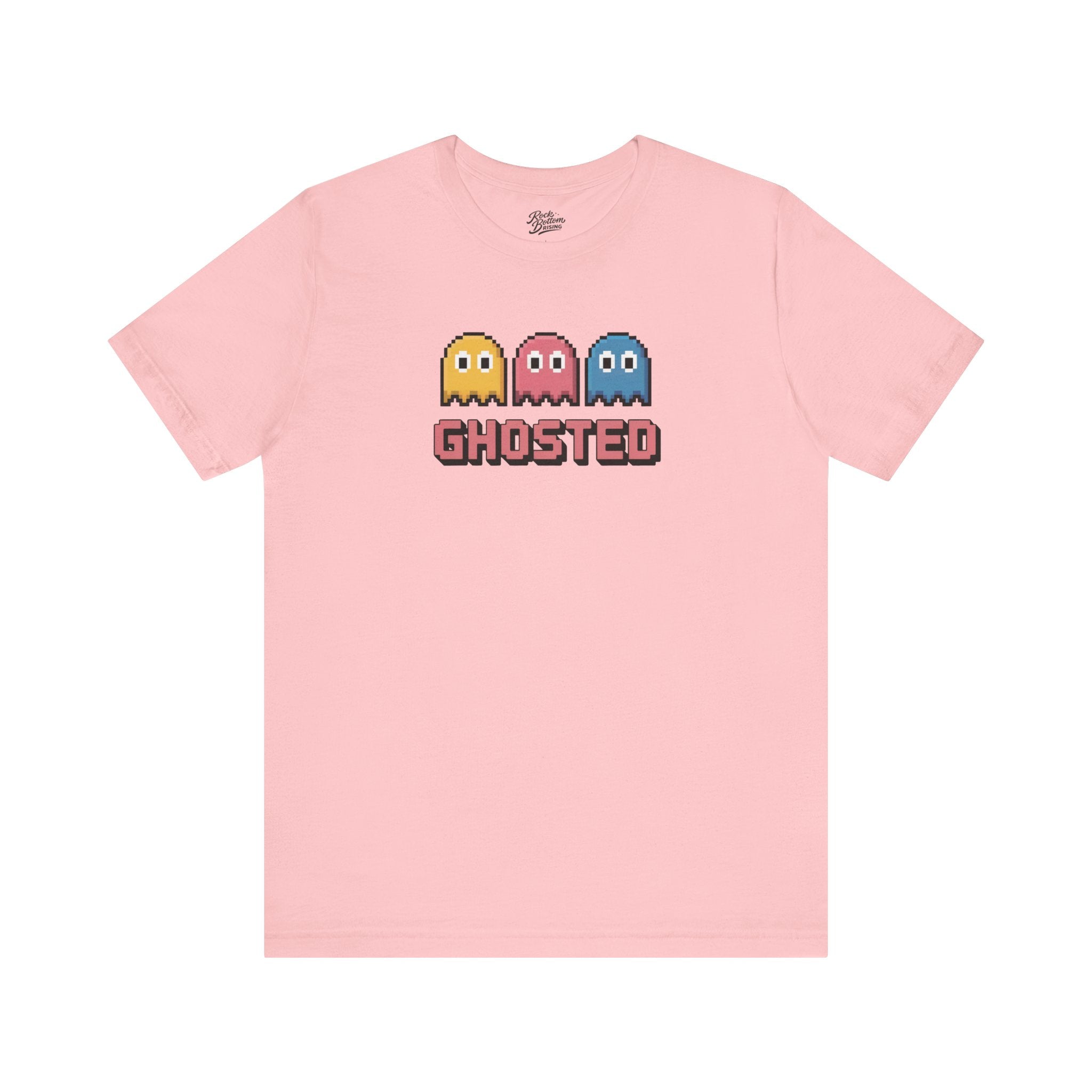 Ghosted Retro Arcade Tee — Pixel Ghosts Graphic Shirt