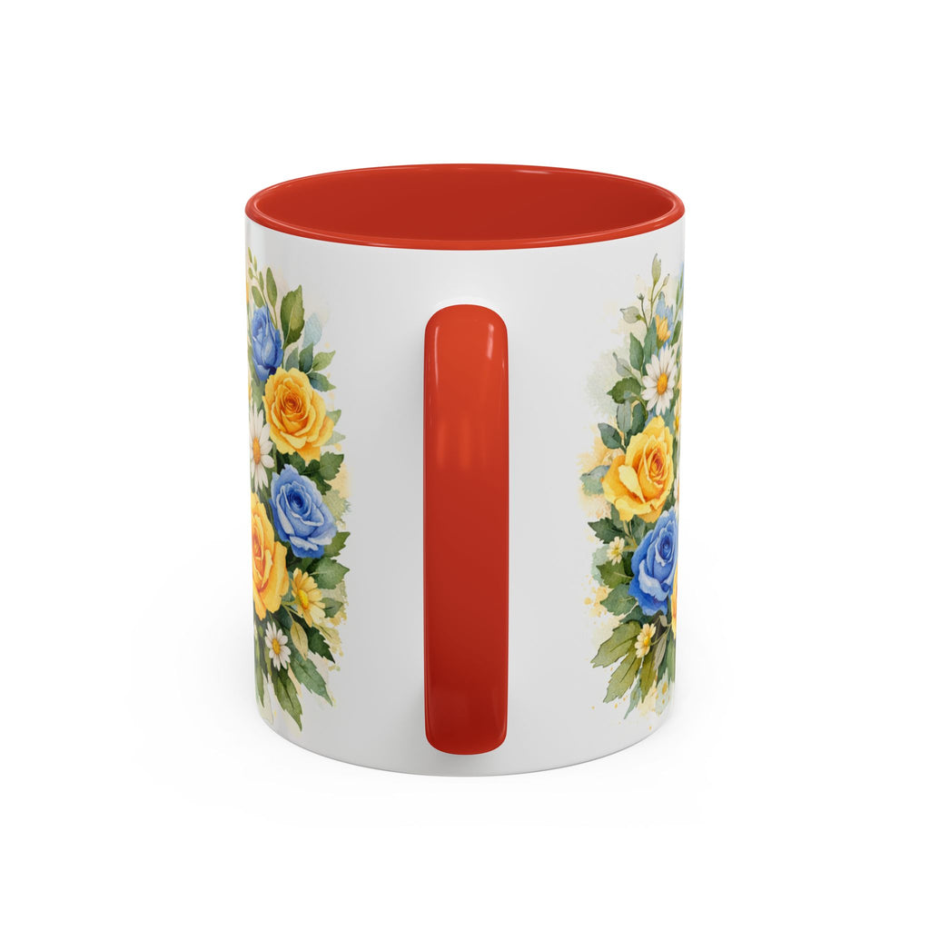 Coffee Mug — Floral 'Fuck This Shit' Accent Ceramic Mug (11/15oz)