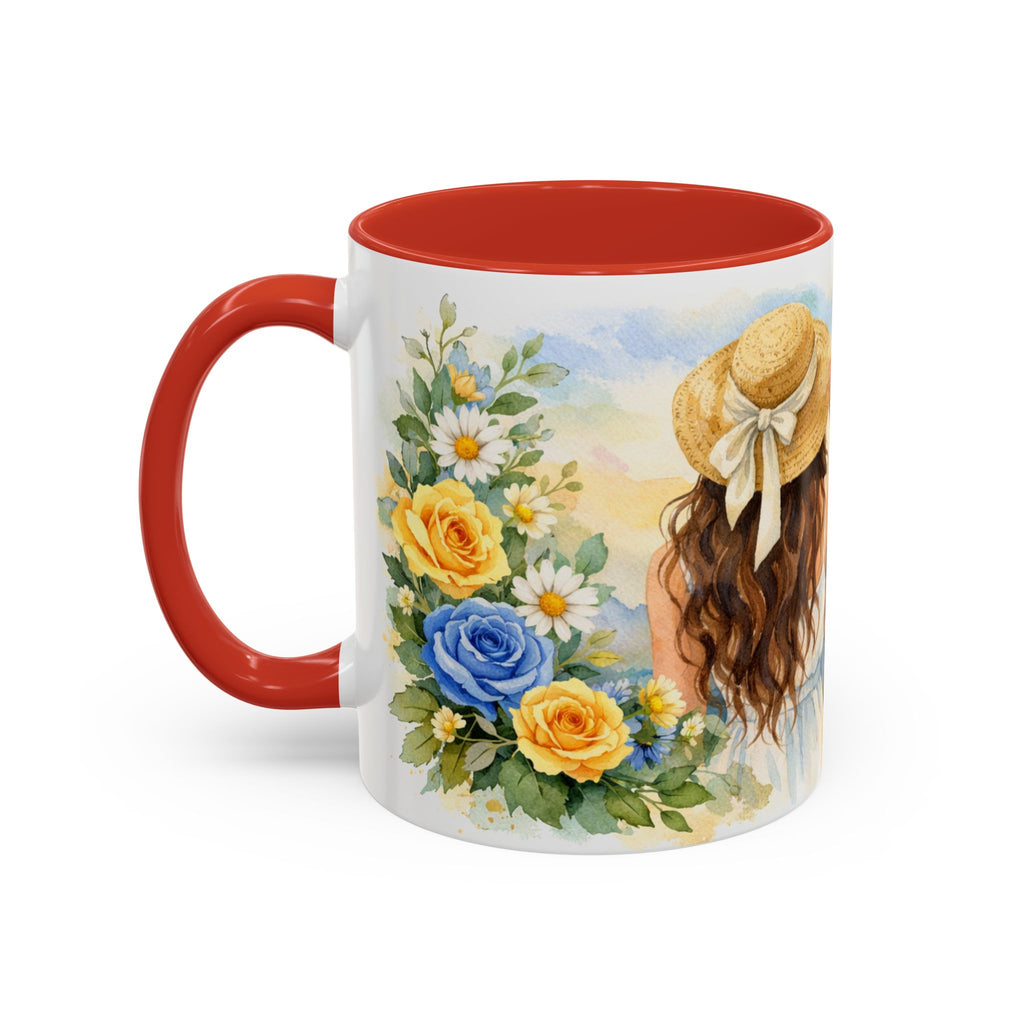 Coffee Mug — Floral 'Fuck This Shit' Accent Ceramic Mug (11/15oz)