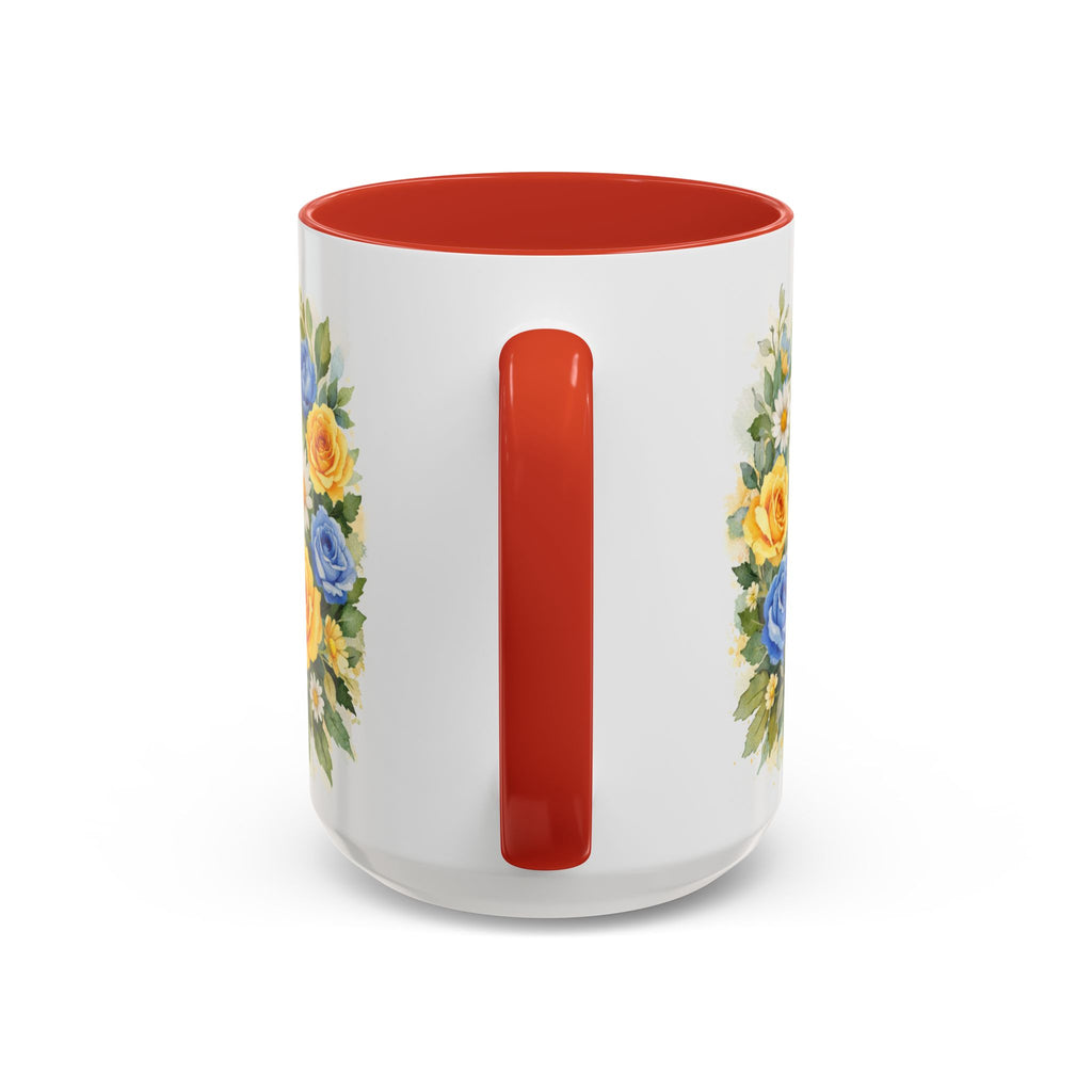 Coffee Mug — Floral 'Fuck This Shit' Accent Ceramic Mug (11/15oz)