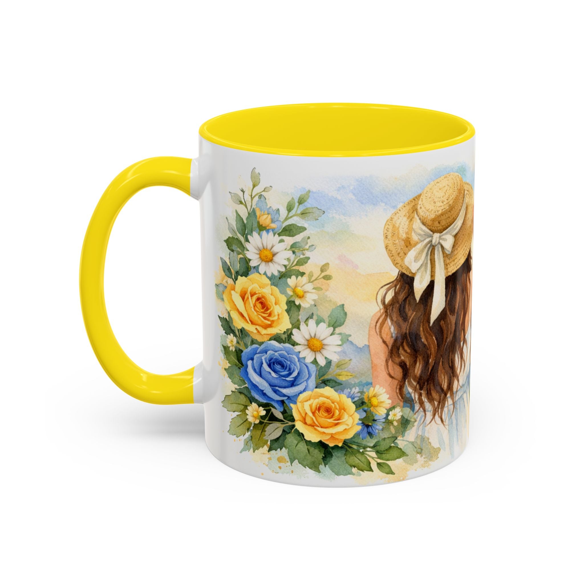 Coffee Mug — Floral 'Fuck This Shit' Accent Ceramic Mug (11/15oz)