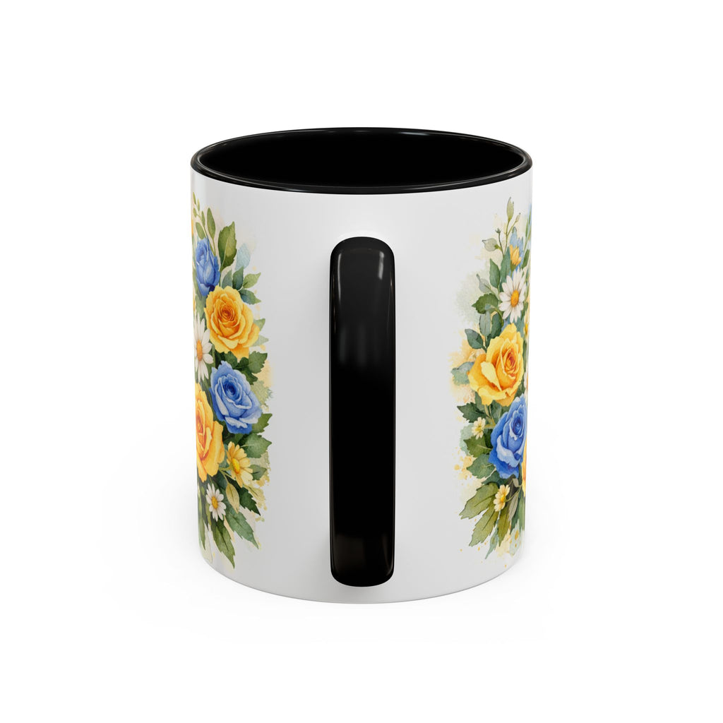 Coffee Mug — Floral 'Fuck This Shit' Accent Ceramic Mug (11/15oz)