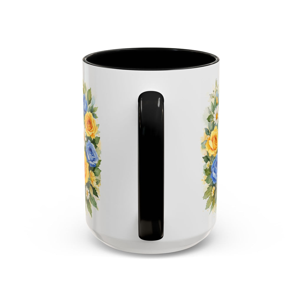 Coffee Mug — Floral 'Fuck This Shit' Accent Ceramic Mug (11/15oz)