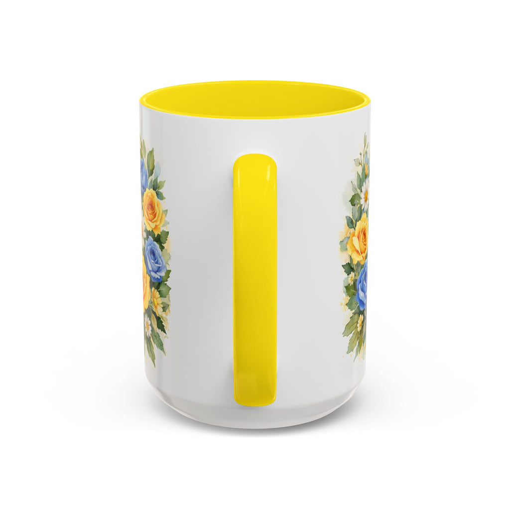 Coffee Mug — Floral 'Fuck This Shit' Accent Ceramic Mug (11/15oz)