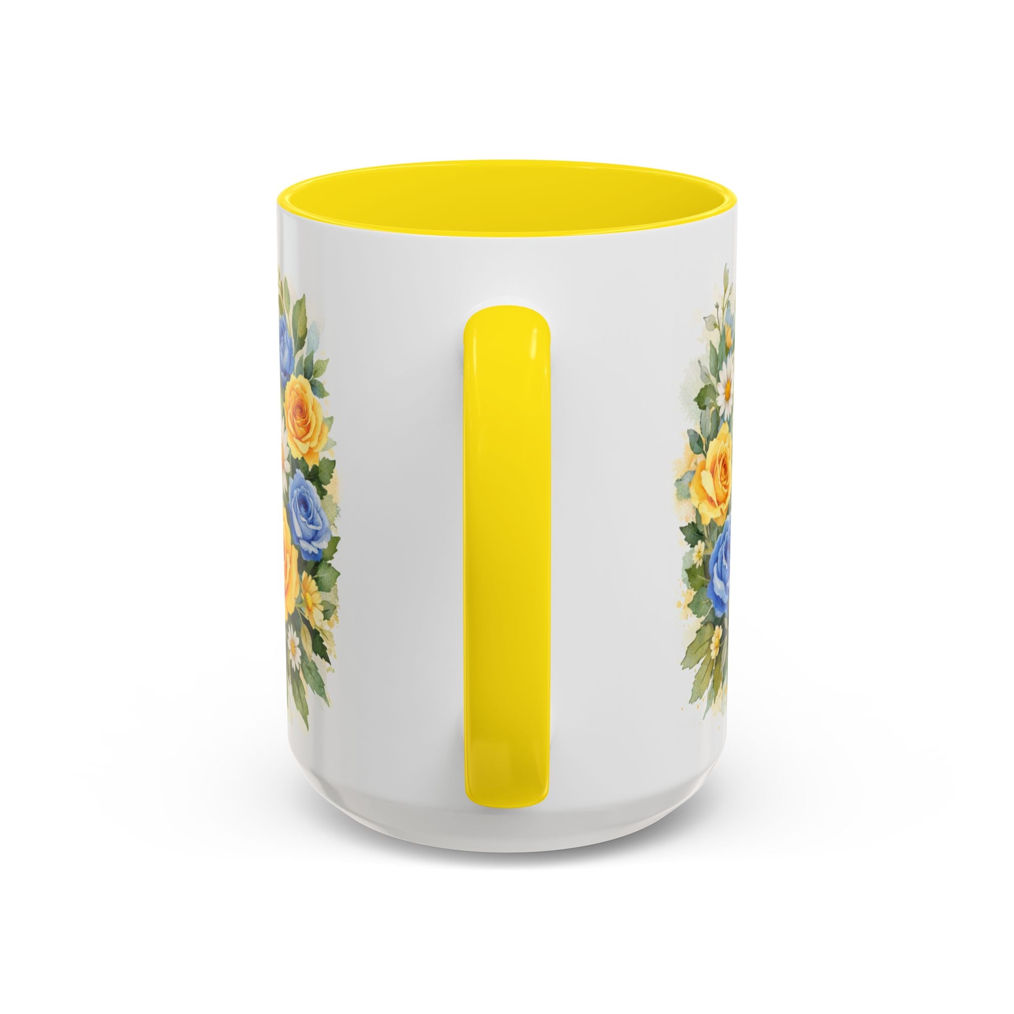 Coffee Mug — Floral 'Fuck This Shit' Accent Ceramic Mug (11/15oz)