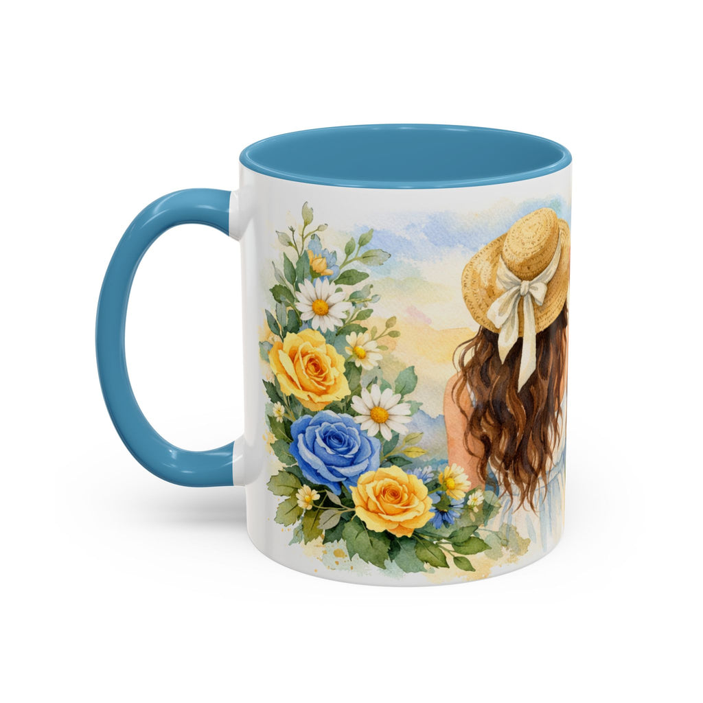 Coffee Mug — Floral 'Fuck This Shit' Accent Ceramic Mug (11/15oz)
