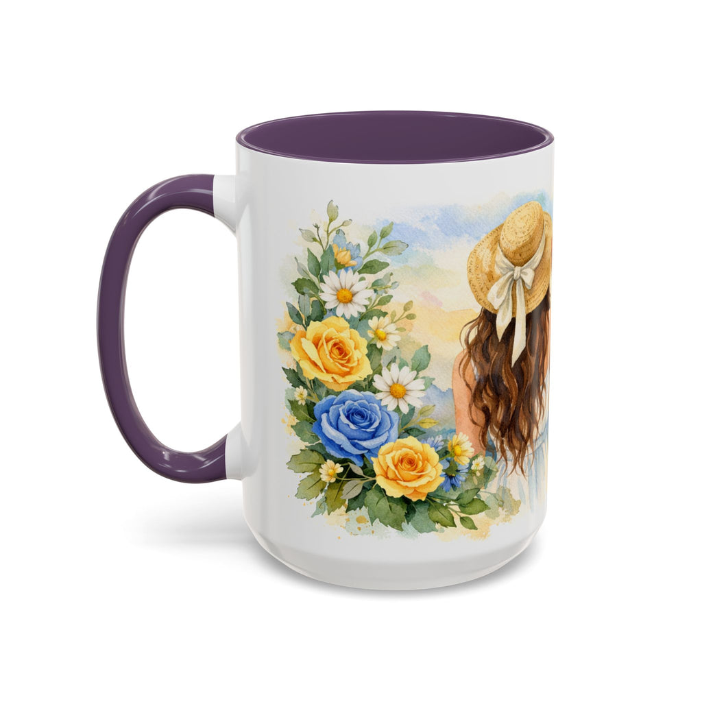Coffee Mug — Floral 'Fuck This Shit' Accent Ceramic Mug (11/15oz)