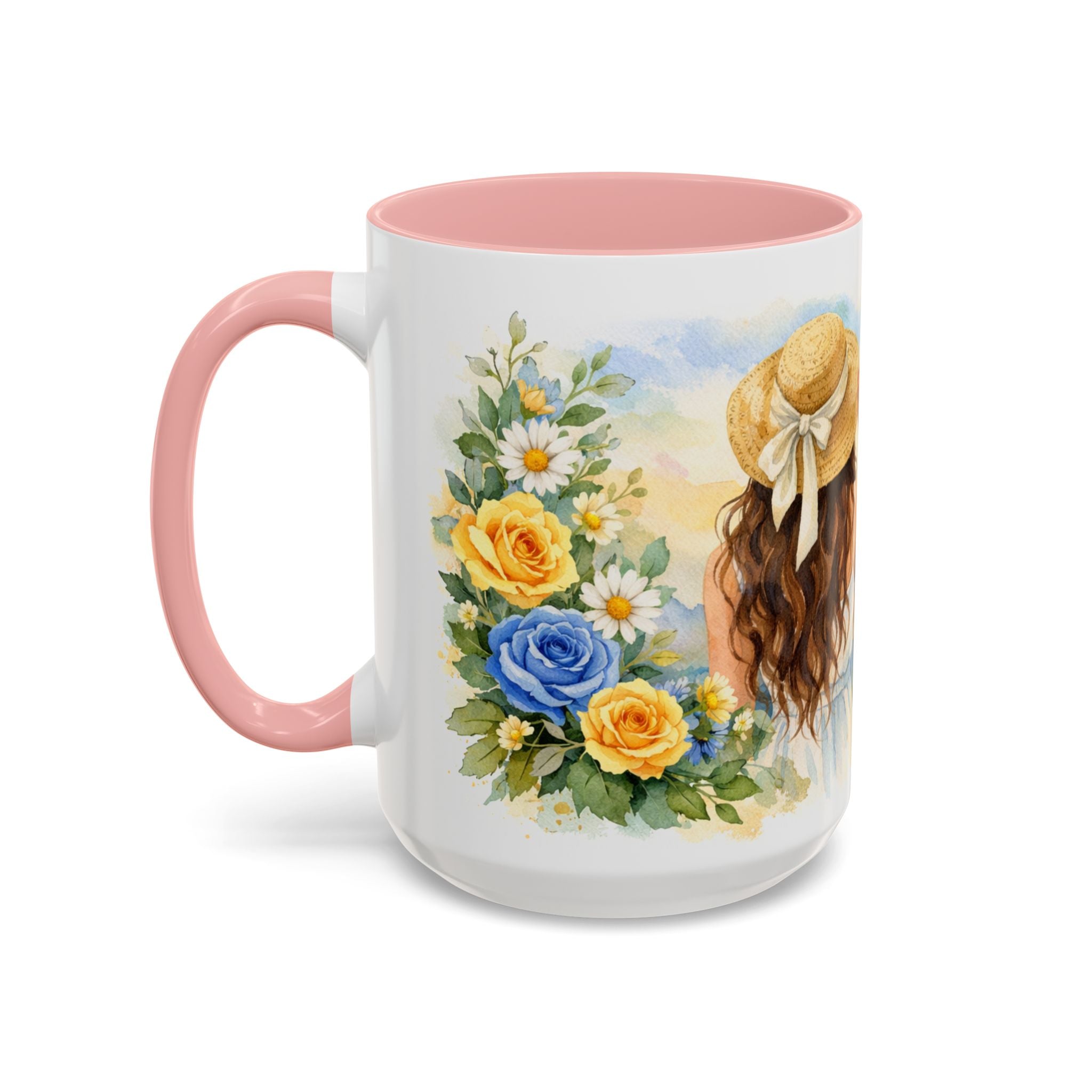 Coffee Mug — Floral 'Fuck This Shit' Accent Ceramic Mug (11/15oz)